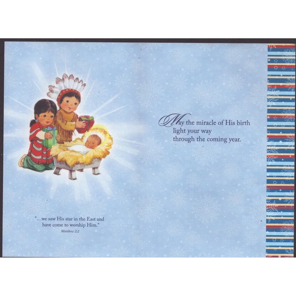 Lot of 5 St Labre Indian School Christmas Thanksgiving Cards Effie Cohen